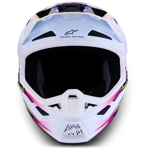 Alpinestars Supertech M7 Blaster Helmet - Purple/Pink/White (ECE22.06) — Motorcycle Helmets (image 6 of 7)