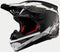 Alpinestars Supertech M10 Ampress ECE Helmet - Black/White Matt