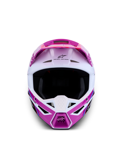 Alpinestars Supertech M3 Falcon Helmet - Purple/White/Black/Pink — Motorcycle Helmets (image 6 of 7)