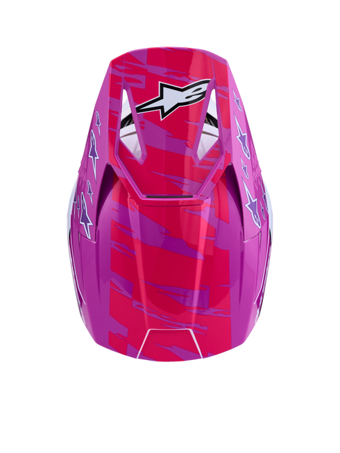 Alpinestars Supertech M3 Falcon Helmet - Purple/White/Black/Pink — Motorcycle Helmets (image 7 of 7)
