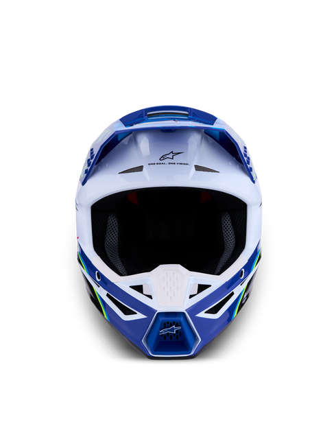 Alpinestars Supertech M3 Falcon Helmet - Blue/White/Black/Purple — Motorcycle Helmets (image 6 of 7)