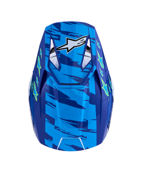 Alpinestars Supertech M3 Falcon Helmet - Blue/White/Black/Purple — Motorcycle Helmets (image 7 of 7)