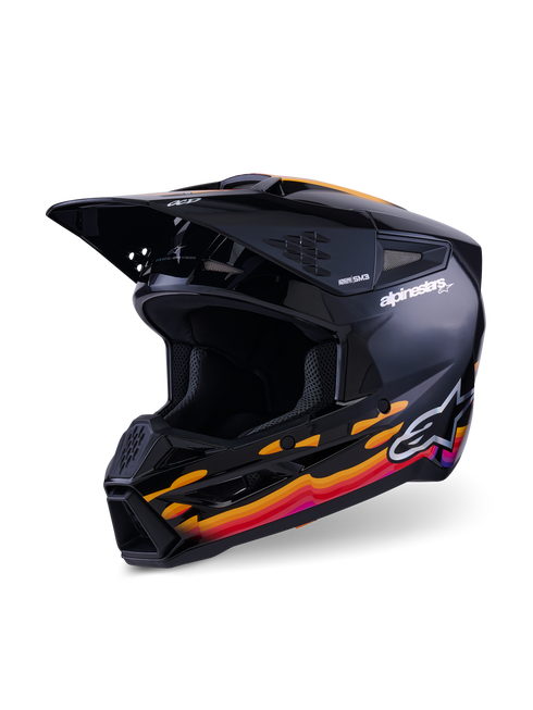 Alpinestars S-M3 Force OCD ECE22.06 Helmet - Black Gloss