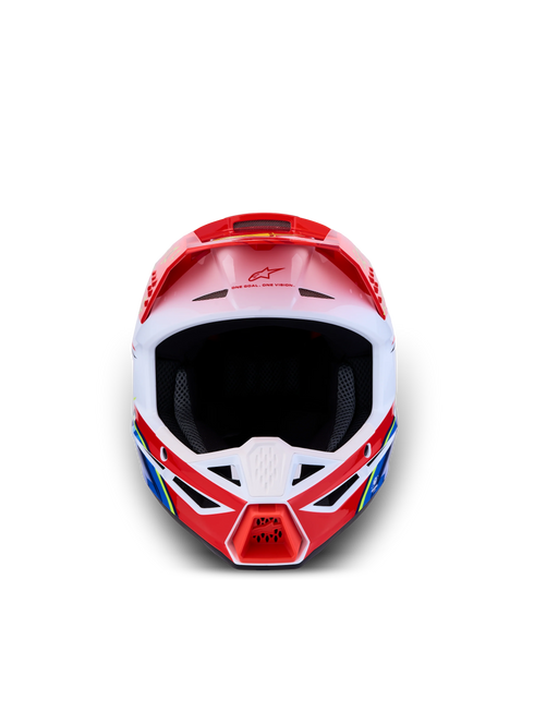 Alpinestars Youth Supertech M3 Falcon Helmet - Red/White/Black/Yellow