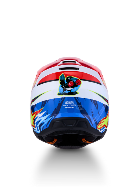 Alpinestars Youth Supertech M3 Falcon Helmet - Red/White/Black/Yellow