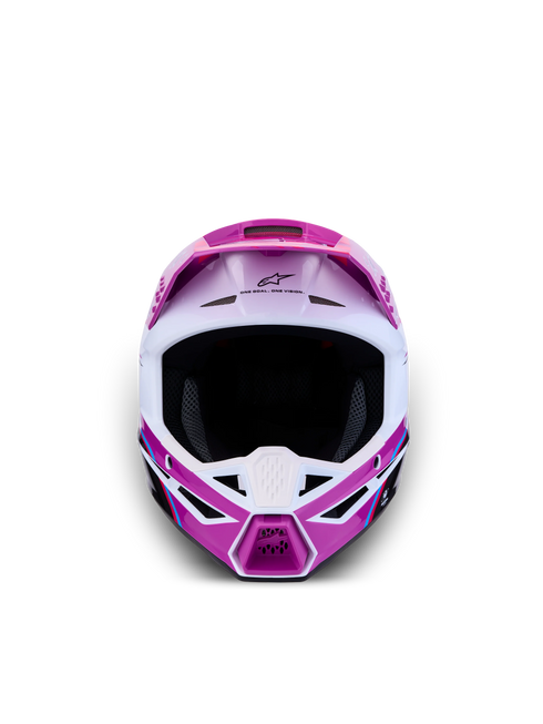 Alpinestars Youth Supertech M3 Falcon Helmet - Purple/White/Black/Pink
