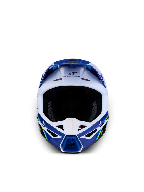 Alpinestars Youth Supertech M3 Falcon Helmet - Blue/White/Black/Purple