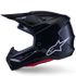 Alpinestars Supertech M7 Solid Helmet - Black Gloss (ECE22.06)