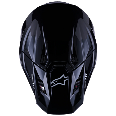 Alpinestars Supertech M7 Solid Helmet - Black Gloss (ECE22.06)