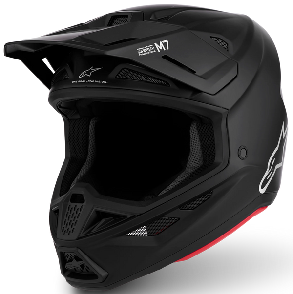 Alpinestars Supertech M7 Solid Helmet - Black Matt (ECE22.06) — Motorcycle Helmets (image 1 of 7)