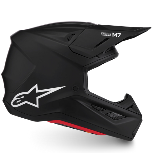 Alpinestars Supertech M7 Solid Helmet - Black Matt (ECE22.06) — Motorcycle Helmets (image 5 of 7)
