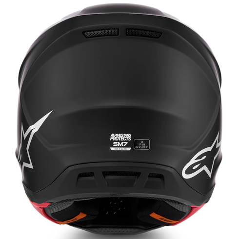 Alpinestars Supertech M7 Solid Helmet - Black Matt (ECE22.06) — Motorcycle Helmets (image 3 of 7)