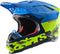 Alpinestars Supertech M8 Radium Helmet - Aqua/Yellow Fluo/Navy Matt