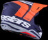Alpinestars Supertech M7 Core Helmet - Orange/Blue Matt ECE06
