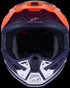Alpinestars Supertech M7 Core Helmet - Orange/Blue Matt ECE06