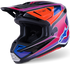 Alpinestars Supertech M7 Fuse Helmet - Blue/Purple/Pink Gloss (ECE22.06)