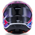 Alpinestars Supertech M7 Fuse Helmet - Blue/Purple/Pink Gloss (ECE22.06)