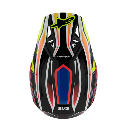Supertech M3 (Youth) Wurx Helmet Black/Yellow/Blue/Red