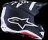 Alpinestars Supertech M7 Dasher Helmet - Black/White Matt ECE06