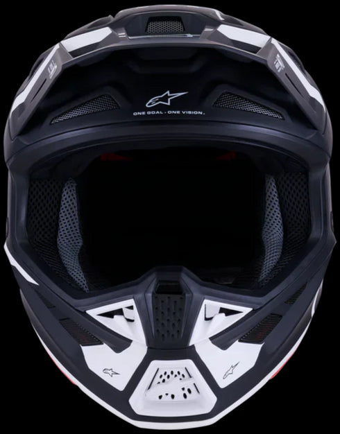 Alpinestars Supertech M7 Dasher Helmet - Black/White Matt ECE06