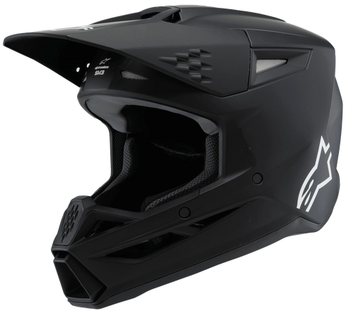 Alpinestars Youth Supertech M3 Solid Helmet - Black Matt (ECE22.06) — Motorcycle Helmets (image 1 of 7)