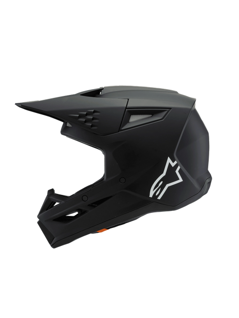 Alpinestars Youth Supertech M3 Solid Helmet - Black Matt (ECE22.06) — Motorcycle Helmets (image 2 of 7)