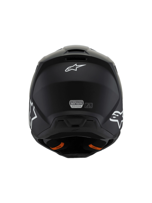 Alpinestars Youth Supertech M3 Solid Helmet - Black Matt (ECE22.06) — Motorcycle Helmets (image 3 of 7)