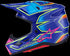 Alpinestars Supertech M7 Cast Helmet - Blue/Pink/Yellow Fluo ECE06