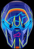 Alpinestars Supertech M7 Cast Helmet - Blue/Pink/Yellow Fluo ECE06