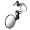 Oxford Fold-Away Bar End Mirrors - Black Set