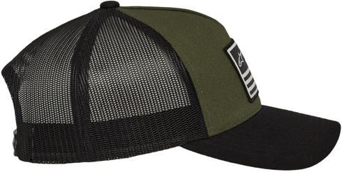 Alpinestars Flag Snapback Hat - Military Green/Black