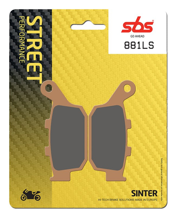 SBS FA496 LS Sinter Brake Pads - Rear (Honda/Kawasaki/Suzuki)
