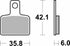 SBS RSI Sinter Front/Rear Brake Pads - 895RSI/FA495