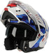 HJC i80 Roki Multi/System Helmet - MC21 (White/Blue/Red) — Motorcycle Helmets (image 3 of 9)
