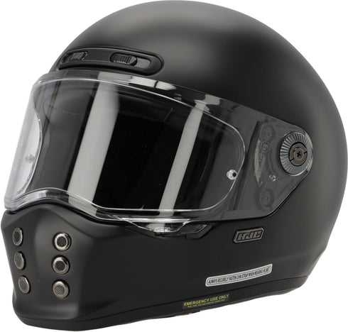 HJC V10 Solid Full Face Helmet - Black Matt — Motorcycle Helmets (image 2 of 5)