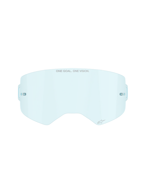 Alpinestars Supertech Replacement Goggle Lens Clear Blue