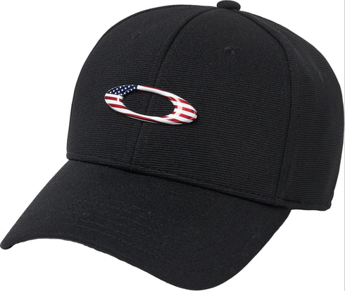 Oakley Tincan Cap - Black/American Flag — Lifestyle (image 1 of 3)