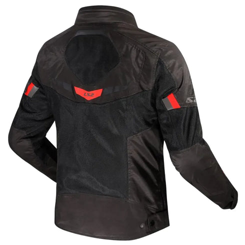 LS2 Mens Garda Air Jacket - Black/Red