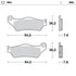 Moto-Master Nitro Brake Pads - KTM 125/450 FT (93021)