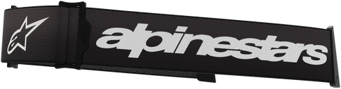 Alpinestars Supertech Goggles Strap - Black/White — Parts & Accessories (image 1 of 2)