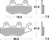 SBS HS Sinter Front Brake Pads - 955HS