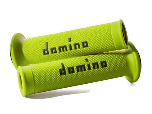 Domino A010 Road Racing Grips - Yellow Fluo/Black