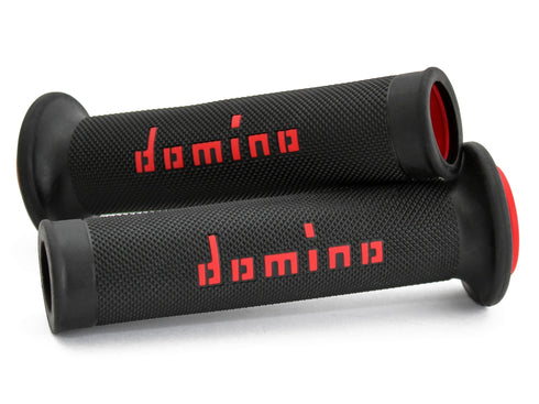 Domino A010 Road Racing Grips - Black/Red
