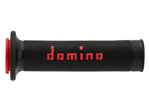 Domino A010 Road Racing Grips - Black/Red