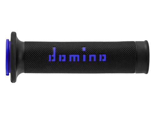 Domino A010 Road Racing Grips - Black/Blue