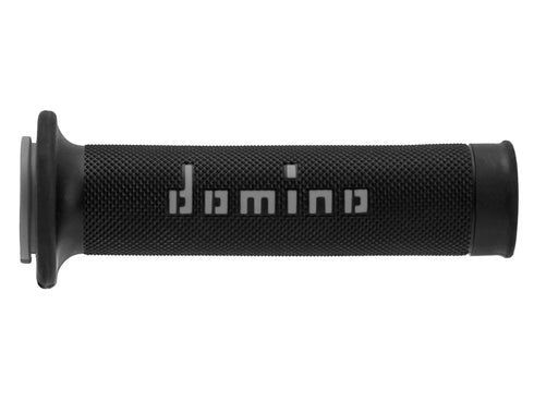 Domino A010 Road Racing Grips - Black/Grey