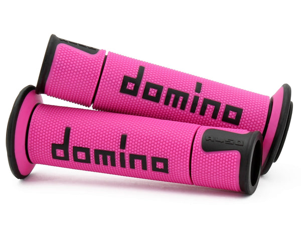 Domino Racing A450 Road Racing Grips - Pink/Black