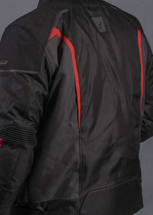 LS2 Mens Sepang Jacket - Black/Dark Grey