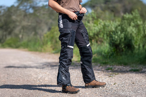 LS2 Mens X-Master Pants - Black/Grey — Motorcycle Gear (image 18 of 18)