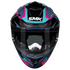 SMK Typhoon Aerot Helmet - GL552 (Sky Blue/Navy/Pink)